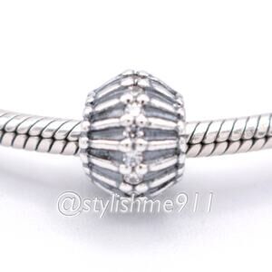 Authentic PANDORA Show Stopper Bead with White Zirconia - 790545CZ